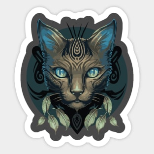 Druid Cat Sticker